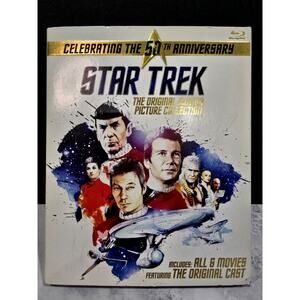 Star Trek: Original Motion Picture Collection, All 6 Movies Blu-ray NEW Sealed